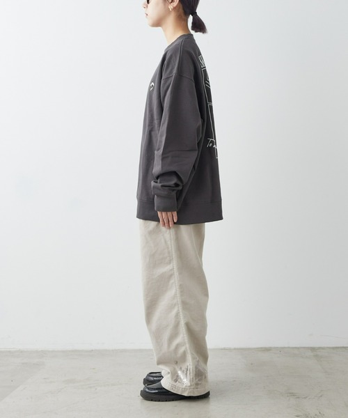 CIAOPANIC TYPY（チャオパニックティピー）の「《おじさんシリーズ》ワンポイント刺繍裏毛スウェット（スウェット・メンズ・チャコールグレー/ライトグレー/グリーン・SMALL/MEDIUM/LARGE）」の14枚目の写真