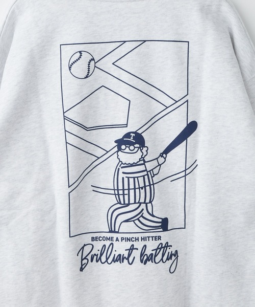 CIAOPANIC TYPY（チャオパニックティピー）の「《おじさんシリーズ》ワンポイント刺繍裏毛スウェット（スウェット・メンズ・チャコールグレー/ライトグレー/グリーン・SMALL/MEDIUM/LARGE）」の22枚目の写真