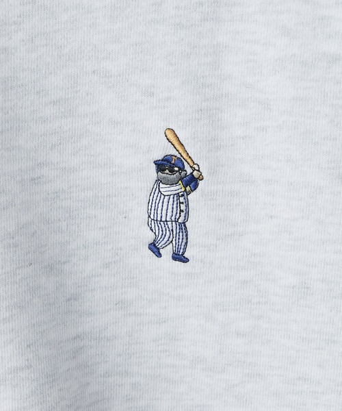 CIAOPANIC TYPY（チャオパニックティピー）の「《おじさんシリーズ》ワンポイント刺繍裏毛スウェット（スウェット・メンズ・チャコールグレー/ライトグレー/グリーン・SMALL/MEDIUM/LARGE）」の21枚目の写真