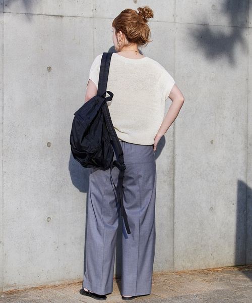 B.C STOCK（ベーセーストック）の「《追加》リネンコットンベスト（ベスト・レディース・ブラック/ベージュ/ホワイト・FREE）」の22枚目の写真