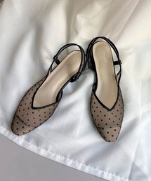 PANIER | 【PANIER/パニエ】シアードットバックストラップミュール(パンプス)