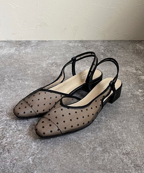 PANIER(パニエ)の「【PANIER/パニエ】シアードットバックストラップミュール(パンプス・レディース・ブラック系その他・37/38)」の3枚目の写真