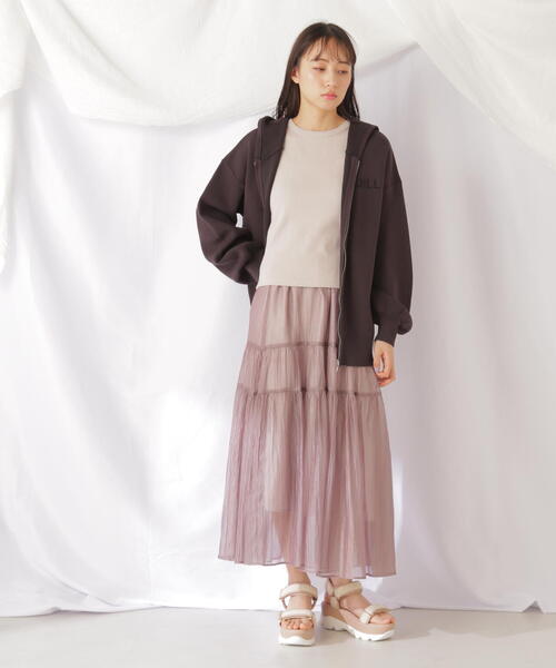 JILL by JILL STUART(ジルバイジルスチュアート)の「◇ボリュームスポサン(サンダル・レディース・ブラウン/ピンク/ブラック・SMALL/MEDIUM/LARGE)」の18枚目の写真