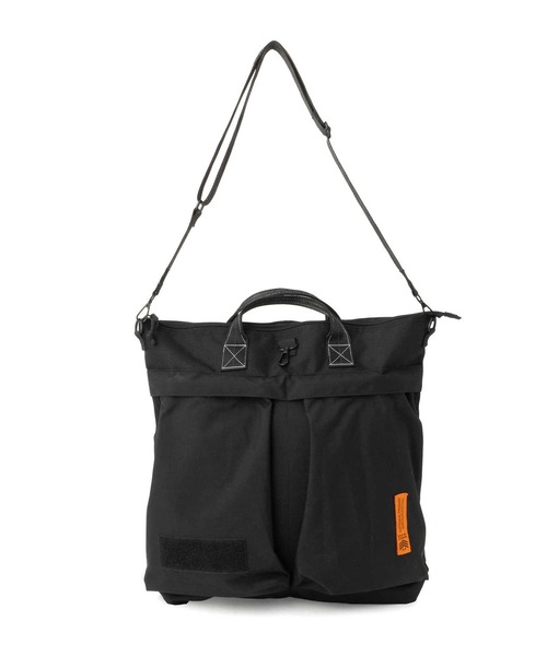 Right-on(ライトオン)の「【AUTHENTIC PRODUCT】HELMET BAG(トートバッグ・メンズ・ブラック/カーキブラウン・ONE SIZE)」の2枚目の写真