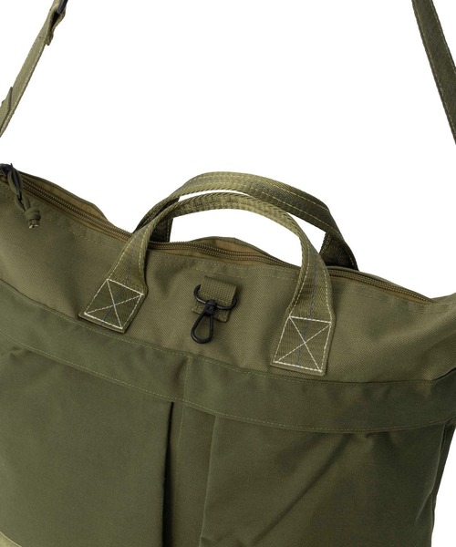 Right-on(ライトオン)の「【AUTHENTIC PRODUCT】HELMET BAG(トートバッグ・メンズ・ブラック/カーキブラウン・ONE SIZE)」の16枚目の写真