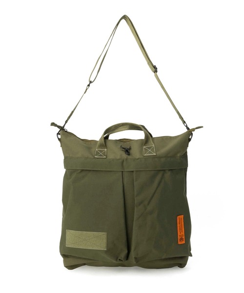 Right-on(ライトオン)の「【AUTHENTIC PRODUCT】HELMET BAG(トートバッグ・メンズ・ブラック/カーキブラウン・ONE SIZE)」の11枚目の写真
