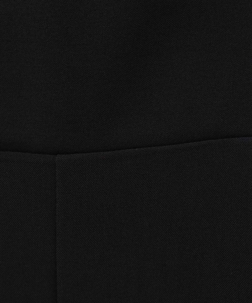 31 Sons de mode(トランテアン ソン ドゥ モード)の「カットアウトサロペット(サロペット/オーバーオール・レディース・ブラック/グレー・38/36)」の5枚目の写真