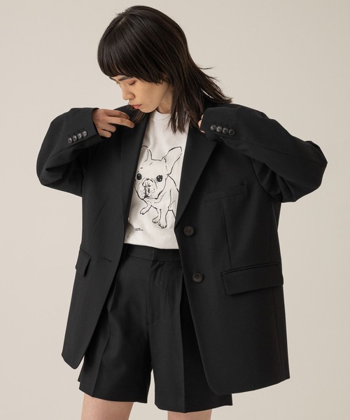 eL（エル）の「【eL】Pur Tee SS/100636（Tシャツ/カットソー・レディース・ホワイト/ネイビー/ピンク・FREE）」の8枚目の写真