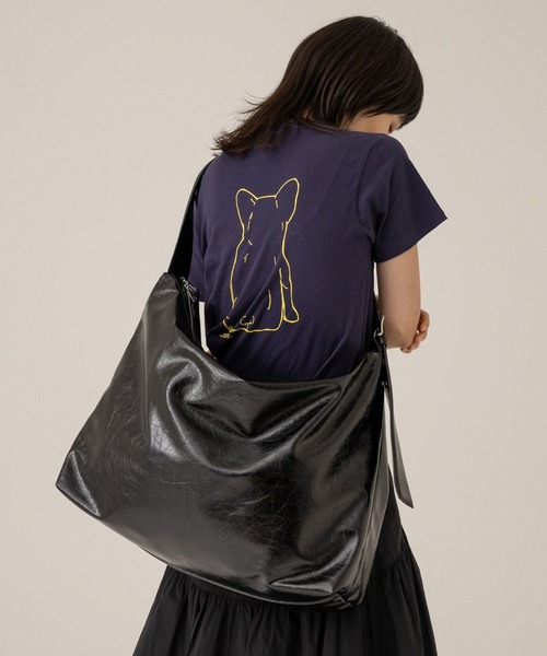 eL（エル）の「【eL】Pur Tee SS/100636（Tシャツ/カットソー・レディース・ホワイト/ネイビー/ピンク・FREE）」の21枚目の写真