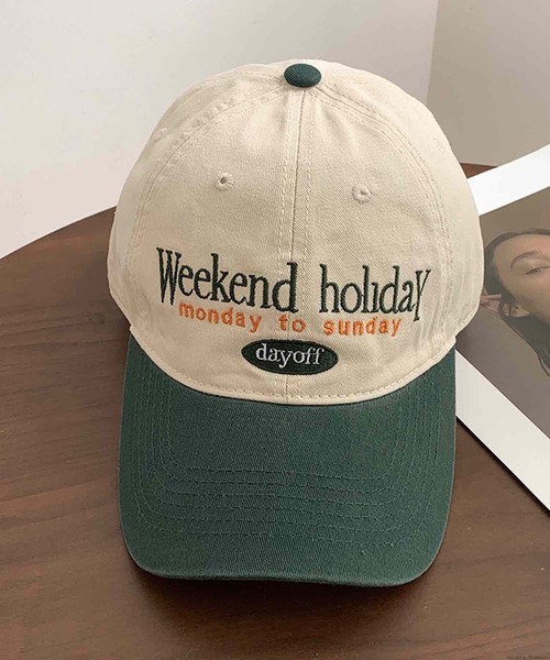 TONE SELECT GOODS（トーンセレクトグッズ）の「pur chouchou/バイカラーロゴキャップ P4159（キャップ・レディース・ベージュ/ネイビー/グレー/ブラック/ブラウン/グリーン・FREE）」の5枚目の写真