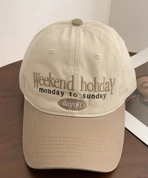 TONE SELECT GOODS（トーンセレクトグッズ）の「pur chouchou/バイカラーロゴキャップ P4159（キャップ・レディース・ベージュ/ネイビー/グレー/ブラック/ブラウン/グリーン・FREE）」の10枚目の写真