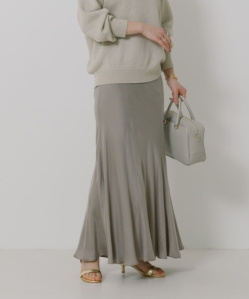 URBAN RESEARCH キュプラバイアスフレアスカート MADE IN JAPAN』 キュプラバイアスフレアスカート | アーバン