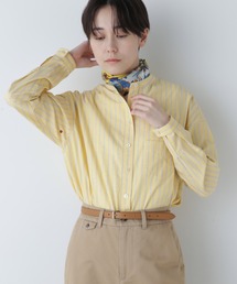NATIC MARINE | ◆【NATIC×human woman】ノーカラーブラウス(シャツ/ブラウス)