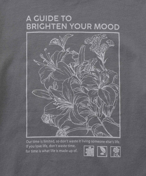 JUNRED（ジュンレッド）の「j.n.r.d / ピーチ加工バックプリントロングスリーブ（Tシャツ/カットソー・メンズ・ホワイト/チャコールグレー/ブルー・L/LL/M）」の8枚目の写真