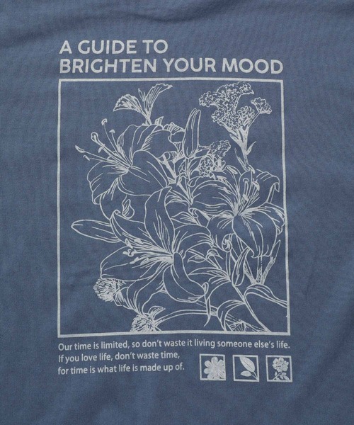 JUNRED（ジュンレッド）の「j.n.r.d / ピーチ加工バックプリントロングスリーブ（Tシャツ/カットソー・メンズ・ホワイト/チャコールグレー/ブルー・L/LL/M）」の10枚目の写真