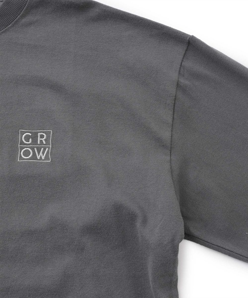 JUNRED（ジュンレッド）の「j.n.r.d / ピーチ加工バックプリントロングスリーブ（Tシャツ/カットソー・メンズ・ホワイト/チャコールグレー/ブルー・L/LL/M）」の11枚目の写真