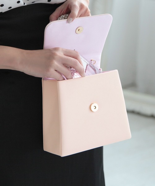 Julia Boutique（ジュリアブティック）の「2wayビジュー付きバッグ/24103（ハンドバッグ・レディース・ブラック/シルバー/ホワイト/ピンク・ONE）」の18枚目の写真