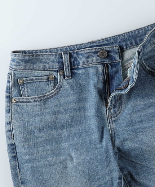 BACK NUMBER（バックナンバー）の「BACK NUMBER(バックナンバー)テーパードストレートデニム（デニムパンツ・レディース・ダークインディゴブルー/ライトインディゴブルー・S/M/XS/L）」の16枚目の写真