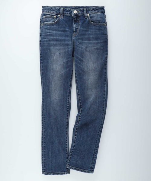 BACK NUMBER（バックナンバー）の「BACK NUMBER(バックナンバー)テーパードストレートデニム（デニムパンツ・レディース・ダークインディゴブルー/ライトインディゴブルー・S/M/XS/L）」の9枚目の写真