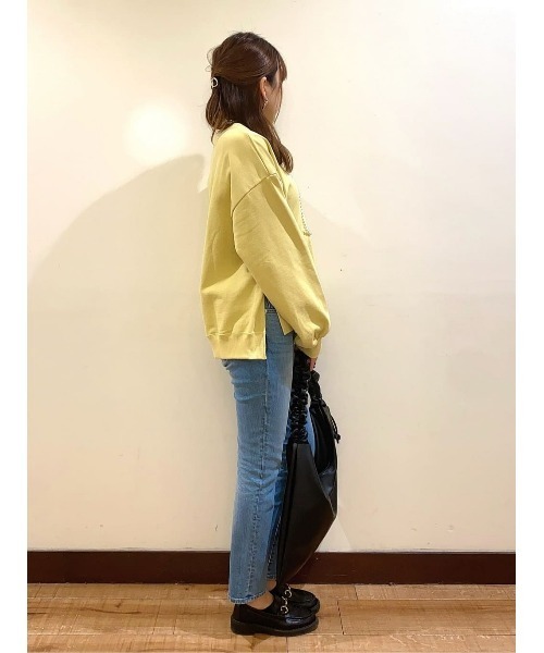 BACK NUMBER（バックナンバー）の「BACK NUMBER(バックナンバー)テーパードストレートデニム（デニムパンツ・レディース・ダークインディゴブルー/ライトインディゴブルー・S/M/XS/L）」の20枚目の写真