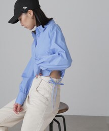 FREE'S MART | ◆裾ドロストカッティングショート丈シャツ(シャツ/ブラウス)