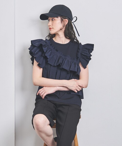 ユナイテッドアローズ　コンビプリーツTシャツ UNITED ARROWS（ユナイテッドアローズ）の「コンビ プリーツ T
