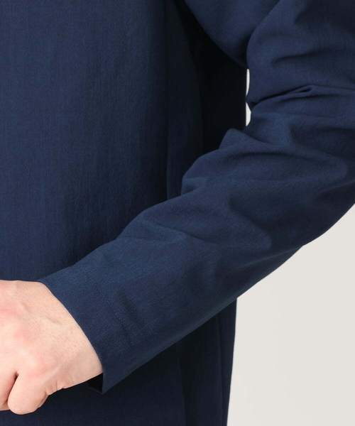 a.v.v（アーヴェヴェ）の「【シワになりにくい】リライトノーカラージャケット（セットアップ可）（ノーカラージャケット・メンズ・ネイビー/ダークグレー・46/48/50）」の6枚目の写真