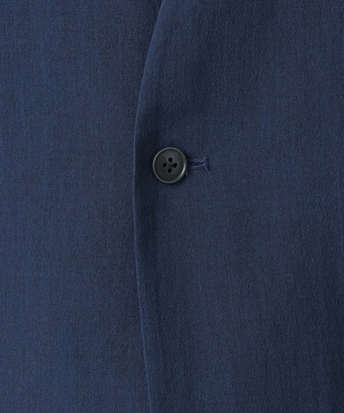a.v.v（アーヴェヴェ）の「【シワになりにくい】リライトノーカラージャケット（セットアップ可）（ノーカラージャケット・メンズ・ネイビー/ダークグレー・46/48/50）」の9枚目の写真