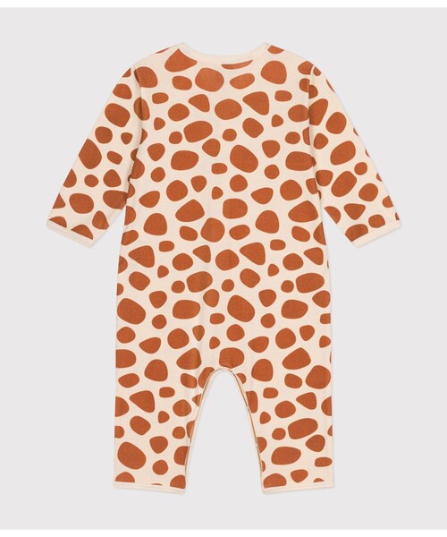 PETIT BATEAU(プチバトー)の「プリント足なしロンパース(ロンパース・キッズ・ホワイト系その他・3MONTH/12MONTH/6MONTH)」の2枚目の写真