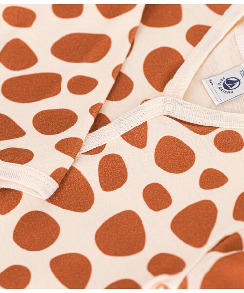 PETIT BATEAU(プチバトー)の「プリント足なしロンパース(ロンパース・キッズ・ホワイト系その他・3MONTH/12MONTH/6MONTH)」の3枚目の写真
