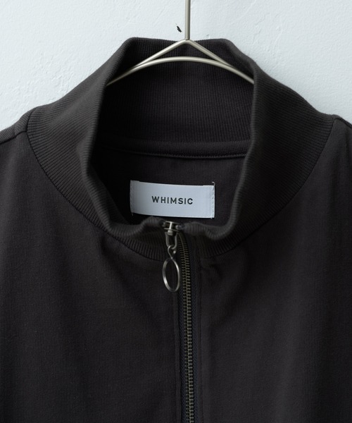 WHIMSIC(ウィムジック)の「【UNISEX/SETUP対応】ヘビーウェイトカットソージップベスト(ベスト・メンズ・チャコールグレー/ブラック・FREE)」の11枚目の写真