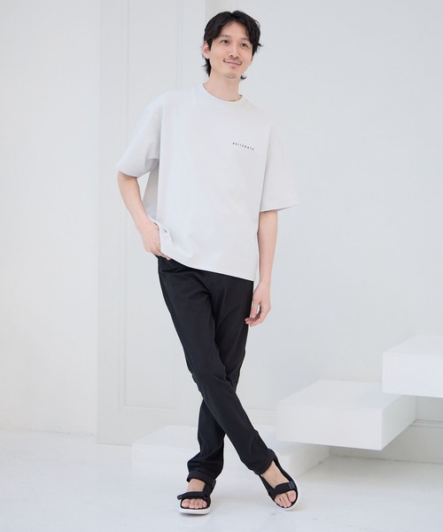 GLOBAL WORK（グローバルワーク）の「ライトクッションCOOLロゴ/半袖/986734（Tシャツ/カットソー・メンズ・ダークグレー/ネイビー/その他1/ライトグリーン/ホワイト系その他3/オフホワイト/その他2/ライトベージュ/ホワイト系その他5・LARGE/SMALL/X-LARGE/MEDIUM）」の10枚目の写真