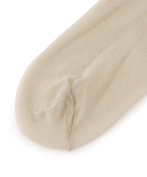 UNTITLED（アンタイトル）の「◆シアーラメソックス（ソックス/靴下・レディース・ライトベージュ・99）」の4枚目の写真