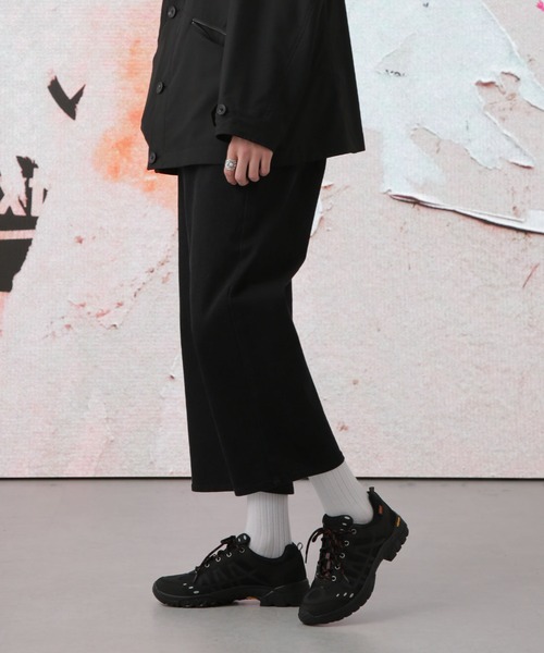 Apo(s)ture(アポスチャー)の「LUCAS-007/デニムアンクルワイドパンツ(デニムパンツ・メンズ・ブラック/ネイビー・XS/XL/L/M/S)」の5枚目の写真