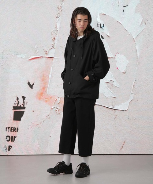Apo(s)ture(アポスチャー)の「LUCAS-007/デニムアンクルワイドパンツ(デニムパンツ・メンズ・ブラック/ネイビー・XS/XL/L/M/S)」の7枚目の写真