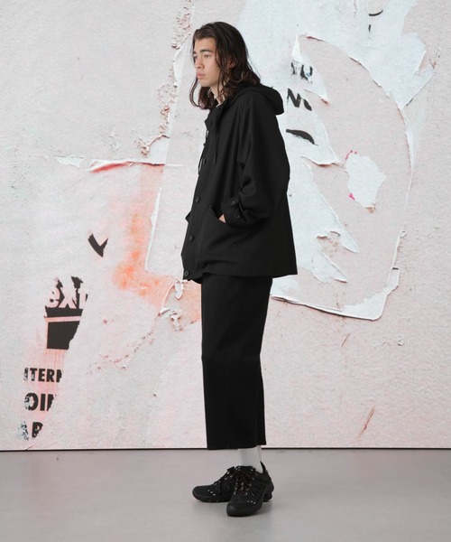 Apo(s)ture(アポスチャー)の「LUCAS-007/デニムアンクルワイドパンツ(デニムパンツ・メンズ・ブラック/ネイビー・XS/XL/L/M/S)」の8枚目の写真