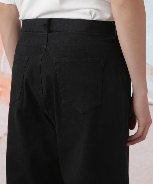 Apo(s)ture(アポスチャー)の「LUCAS-007/デニムアンクルワイドパンツ(デニムパンツ・メンズ・ブラック/ネイビー・XS/XL/L/M/S)」の14枚目の写真