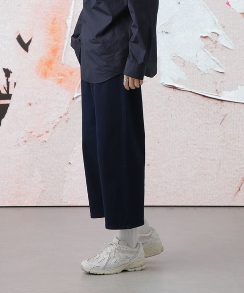 Apo(s)ture(アポスチャー)の「LUCAS-007/デニムアンクルワイドパンツ(デニムパンツ・メンズ・ブラック/ネイビー・XS/XL/L/M/S)」の16枚目の写真