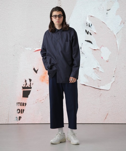 Apo(s)ture(アポスチャー)の「LUCAS-007/デニムアンクルワイドパンツ(デニムパンツ・メンズ・ブラック/ネイビー・XS/XL/L/M/S)」の21枚目の写真