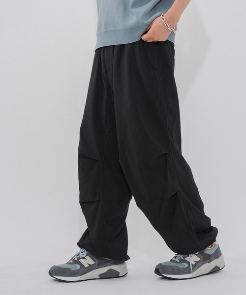 EDIFICE（エディフィス）の「サプルポプリン アーミーオーバーパンツ（その他パンツ・メンズ・スミクロ/ブラック・MEDIUM/LARGE）」の6枚目の写真