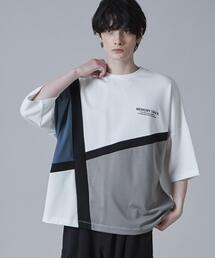 LUCY | LUCY/ドルマンポンチカラーブロックT(Tシャツ/カットソー)