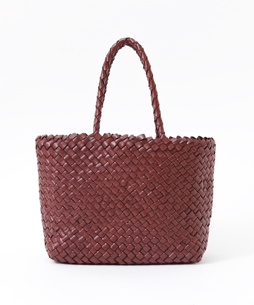 DRAGON(ドラゴン)の「【DRAGON/ドラゴン】 MINI INSIDE OUT レザーメッシュ2WAYバッグ(ショルダーバッグ・レディース・ブラック/ボルドー・フリー)」の6枚目の写真