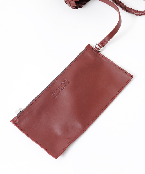 DRAGON(ドラゴン)の「【DRAGON/ドラゴン】 MINI INSIDE OUT レザーメッシュ2WAYバッグ(ショルダーバッグ・レディース・ブラック/ボルドー・フリー)」の12枚目の写真