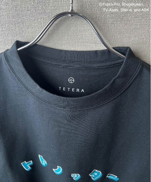 TETERA(テテラ)の「【TETERA×ドラえもん】UNISEX KIDS トトノッターLST / ドラえもん刺繍 フロントプリント トトノッター ロングスリーブ Tシャツ tete22-016,tete22-016-k(Tシャツ/カットソー・キッズ・ブラック/オフホワイト・110/L/XL)」の5枚目の写真