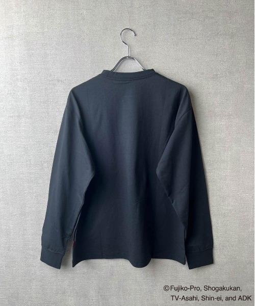 TETERA(テテラ)の「【TETERA×ドラえもん】UNISEX KIDS トトノッターLST / ドラえもん刺繍 フロントプリント トトノッター ロングスリーブ Tシャツ tete22-016,tete22-016-k(Tシャツ/カットソー・キッズ・ブラック/オフホワイト・110/L/XL)」の6枚目の写真
