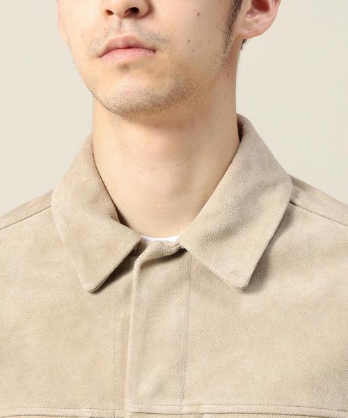 BEAUTY&YOUTH UNITED ARROWS（ビューティーアンドユースユナイテッドアローズ）の「BY カウスエード Gジャケット◆（ブルゾン・メンズ・ベージュ・SMALL/MEDIUM/LARGE）」の6枚目の写真