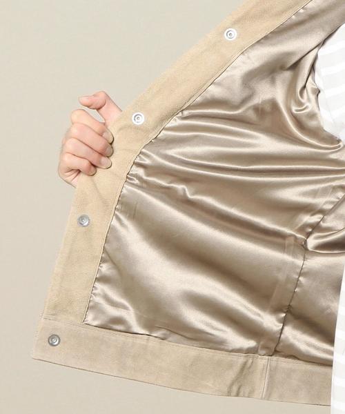 BEAUTY&YOUTH UNITED ARROWS（ビューティーアンドユースユナイテッドアローズ）の「BY カウスエード Gジャケット◆（ブルゾン・メンズ・ベージュ・SMALL/MEDIUM/LARGE）」の9枚目の写真