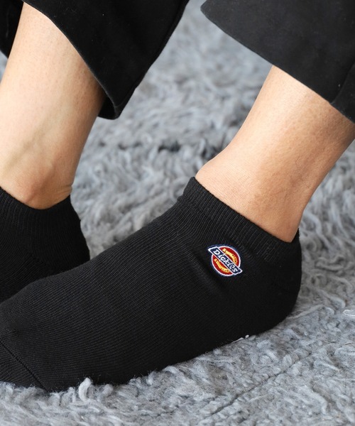 Dickies（ディッキーズ）の「Dickies/ディッキーズ DK A 3P ロゴ刺繍底パイル 靴下 3足セット 2026年春夏（ソックス/靴下・メンズ・ブラック/ホワイト・25-27CM）」の2枚目の写真