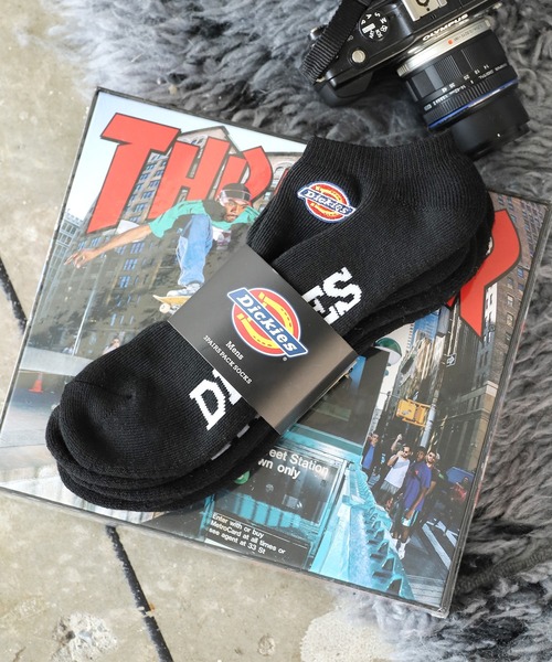 Dickies（ディッキーズ）の「Dickies/ディッキーズ DK A 3P ロゴ刺繍底パイル 靴下 3足セット 2026年春夏（ソックス/靴下・メンズ・ブラック/ホワイト・25-27CM）」の12枚目の写真
