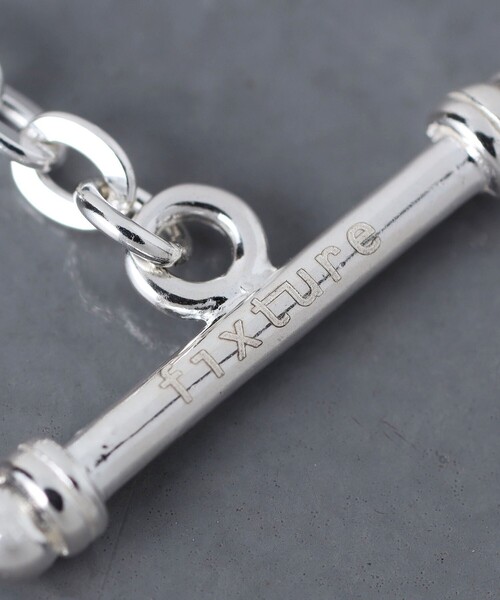 UNITED ARROWS（ユナイテッドアローズ）の「【別注】＜fixture＞ プレーン チェーン ブレスレット（ブレスレット・メンズ・シルバー・FREE）」の3枚目の写真